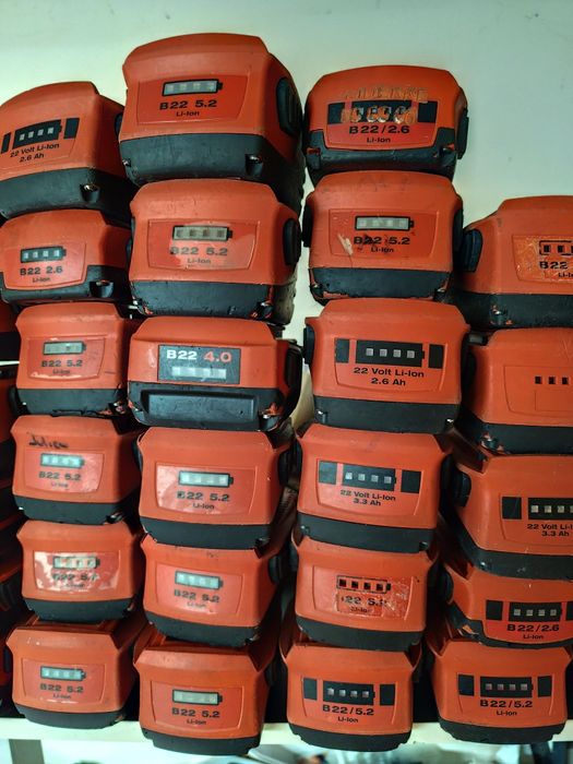 Hilti батареї та зарядні пристрої Хілті оригінал