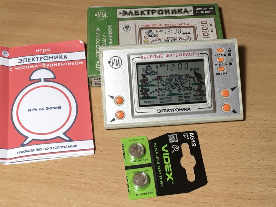 игра электроника весёлые футболисты