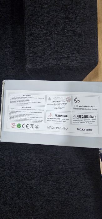 Drone RC FPV dobrável KY601S, sem cabeça, câmara HD,