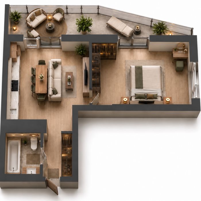 Продаж 1 кім. 52 м2, 9 пов., вул. Малоголосківська ЖК Holosko Residents