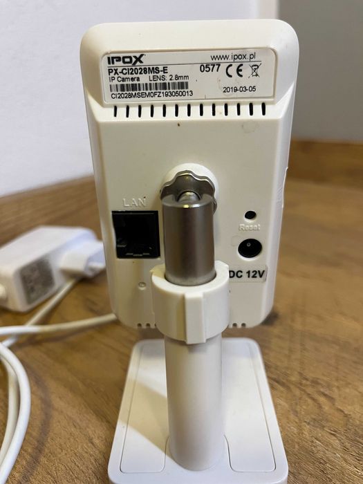 Kamera IP IPOX WiFi LAN, HD 2Mpx, mikrofon, głośnik, PIR, SD, Premium