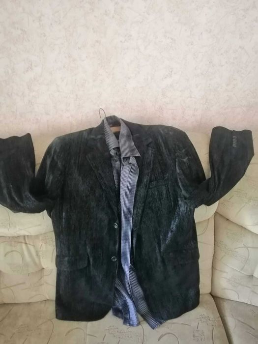 Продам шкіряний плащ