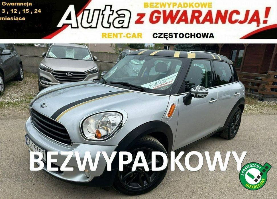 MINI Countryman 1.6D*90PS*ZAREJESTROWANY*Bezwypadkowy*Klimatronik Serwis*GWARANCJA 24M