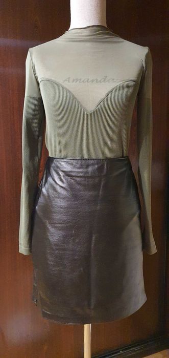 Spódnica mini skóra naturalna rozm S/M