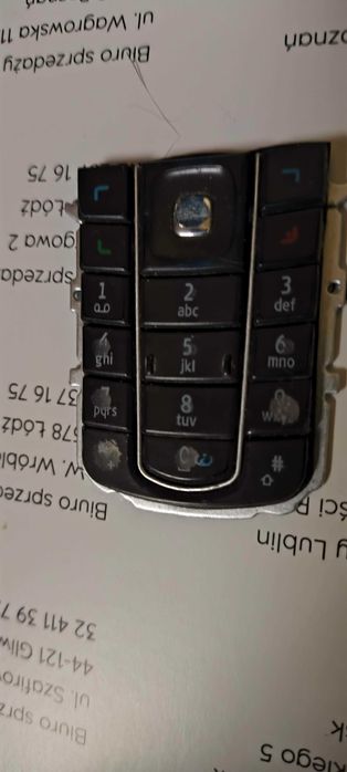 Oryginalna obudowa Nokia 6230i 6230przód tył pokrywa baterii klawiatur