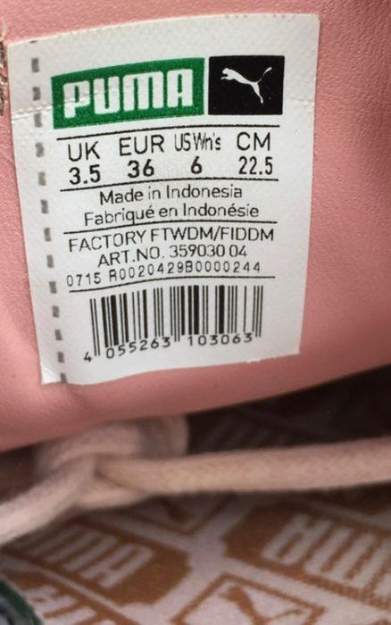 Buty Puma Sportowe Trampki Damskie Sneakersy Zamsz Drip Y2k Vintage 36