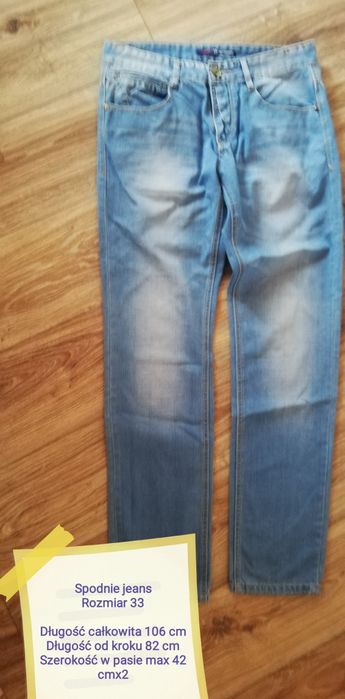 Spodnie jeans Rozmiar 33