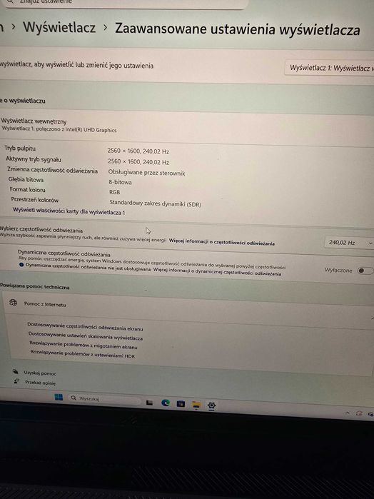 Dell G16 7630 | i7 | RTX 4060 | 32GB DDR5 | 1TB | Ekran 240Hz QHD+