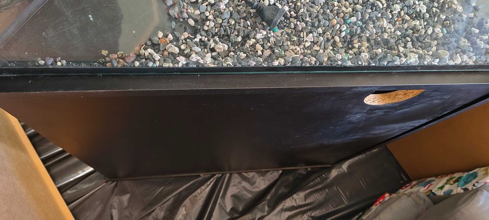 Akwarium narożne marki Wromak 80L