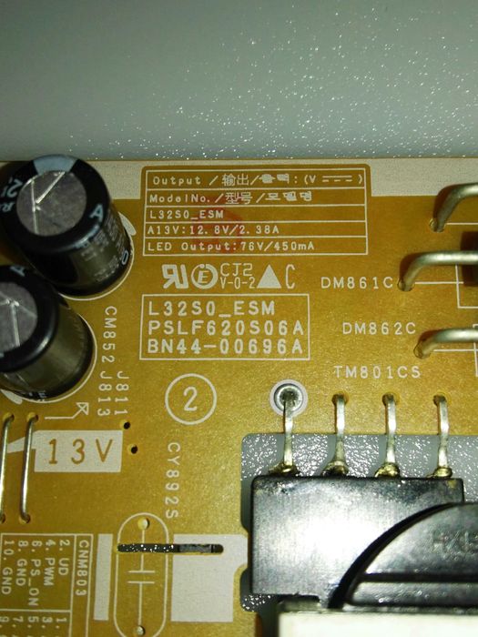 Fonte de alimentação Samsung BN44- 0 0 6 9 6 A L32SO_ESM