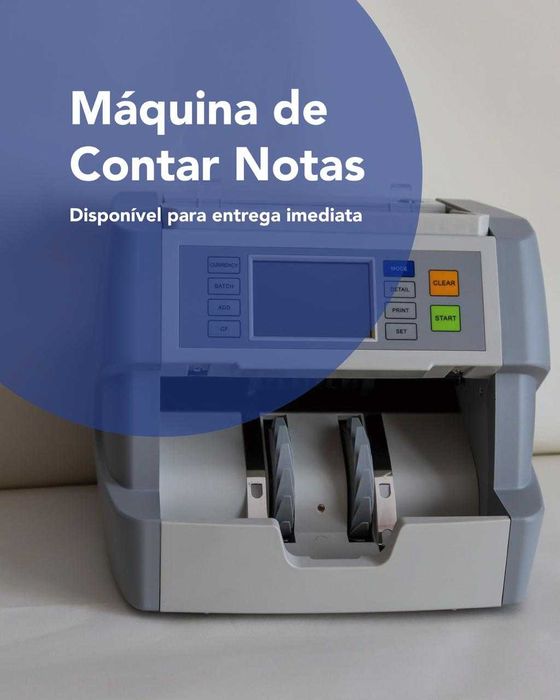 Conte dinheiro em Segundos! Máquina de Contar Notas Automática!