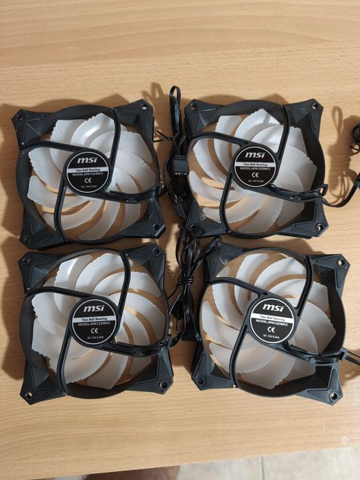 4 ventoinhas MSI RGB