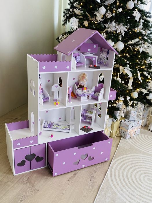 Ляльковий будинок зі шухлядою  Будинок для ляльок Дім для барбі