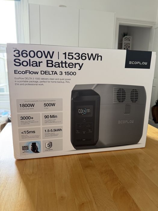 Зарядна станція EcoFlow DELTA 3 1536 Вт.г