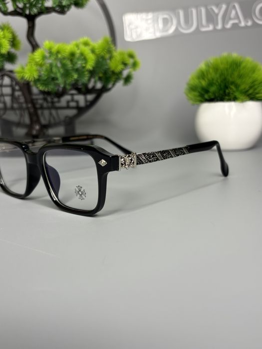 Окуляри хром хартс black+silver