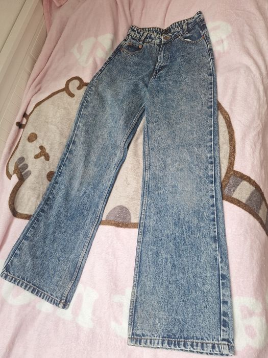 Spodnie jeansowe szerokie 34 House