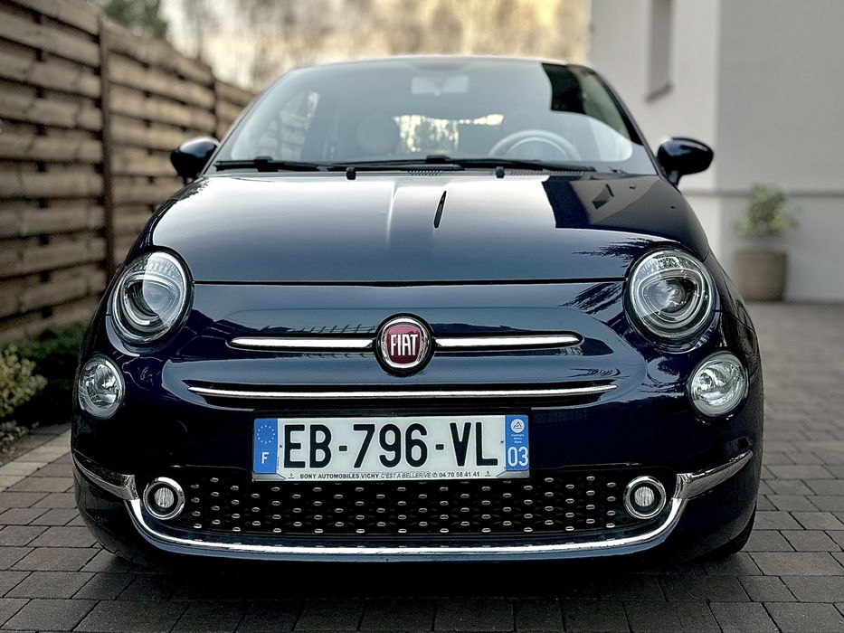 Fiat 500 1.2 Longe • 2016r. • TFT LCD • Panorama • PDC • Klima • Alu •