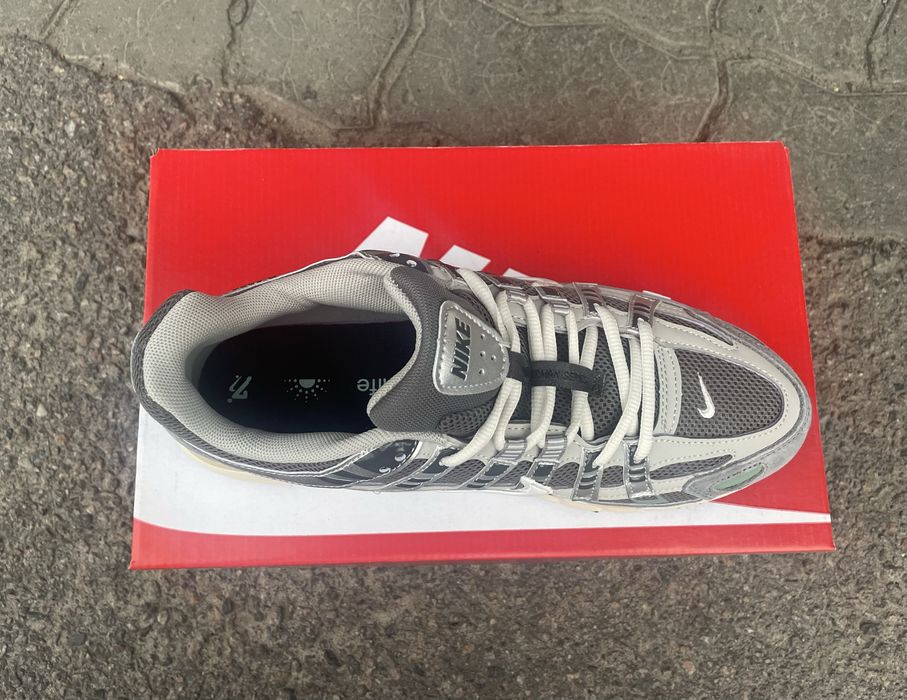Nike P-6000 Flat Pewter Grey Light-Iron-Ore Metallic-Silver 41~45.
