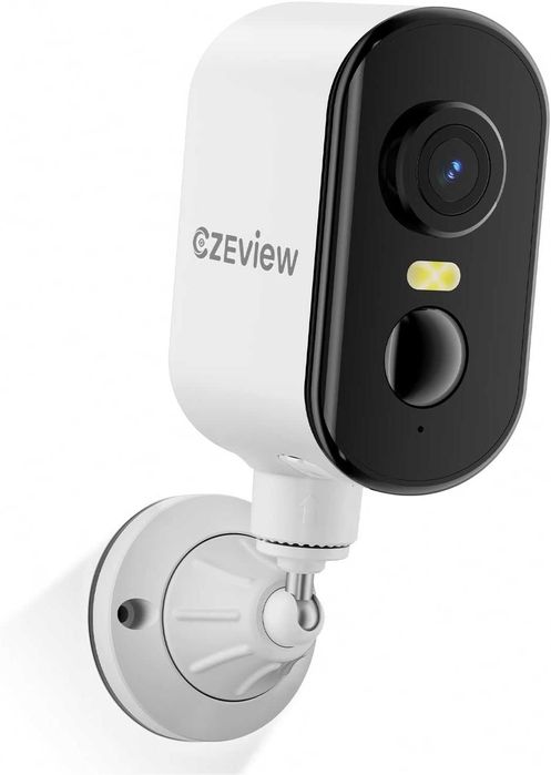 Kamera Ip Zewnętrzna 2k 3 Mp Z Baterią Wifi 300'' Bezprrzewodowa Biała