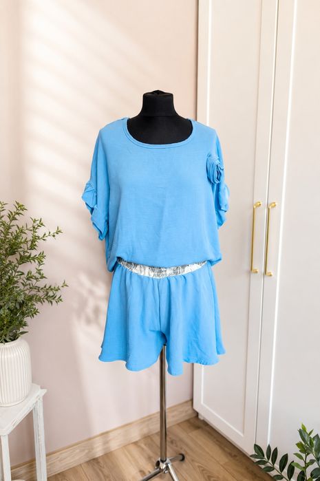 Komplet damski baby blue XL 42 nowy z metką