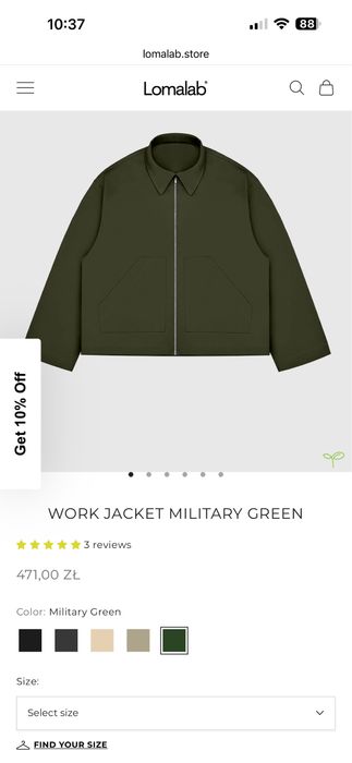 Lomalab military green