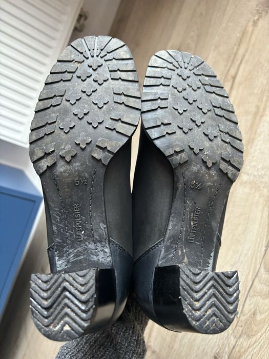 Botki buty skórzane damskie na obcasie Ara 38