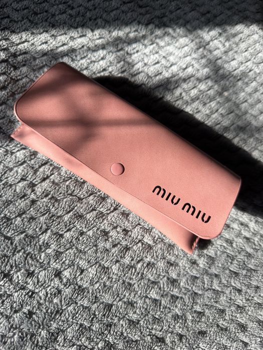 Okulary miu miu różowe