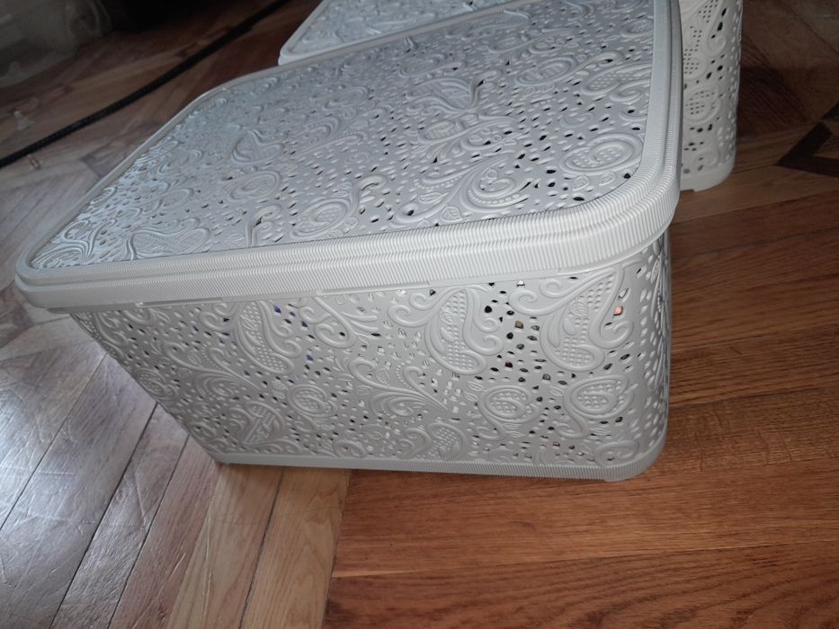 Кошик "Ажур" з кришкою 18 літрів