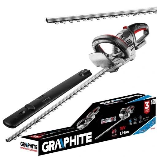 graphite nożyce do żywopłotu 18v 510mm sekator do krzewów energy 18v 58g032