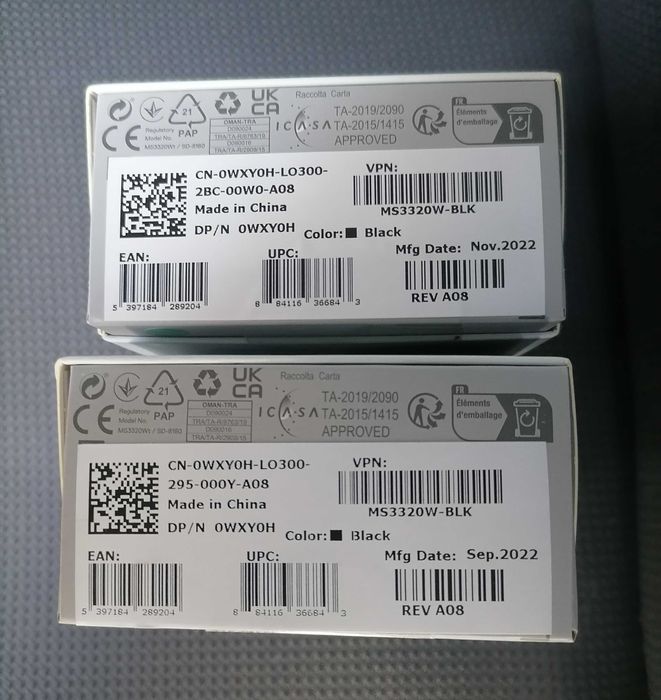 Мышь Dell Mobile Wireless Mouse MS3320W Black  есть опт