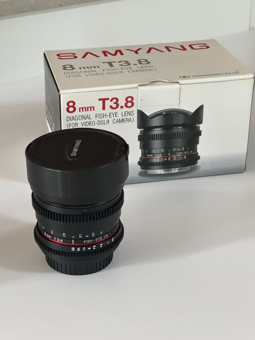 Обєктив Fisheye Samyang 8mm T3,8 Cine AS IF UMC CS II Canon