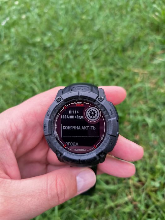 Топовий! Garmin Instinct 2X Tactical Solar 50mm