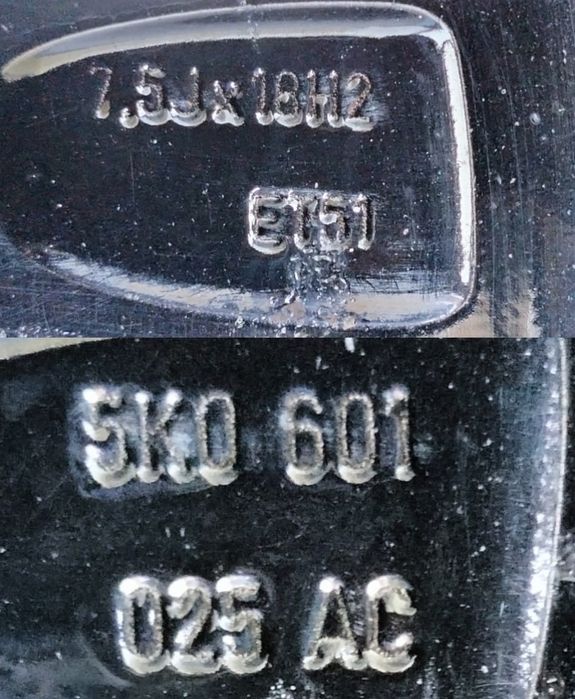 Felgi z oponami zimowymi VW Golf GTI GTD Caddy Touran 7,5x18 ET51 5x11