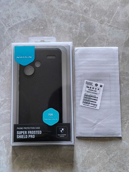 Комплект чехол Nillkin + стеко Redmi Note 13 Pro Plus + 5G