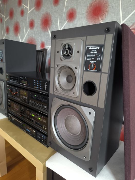 Zestaw audio SONY+ kolumny Sanyo