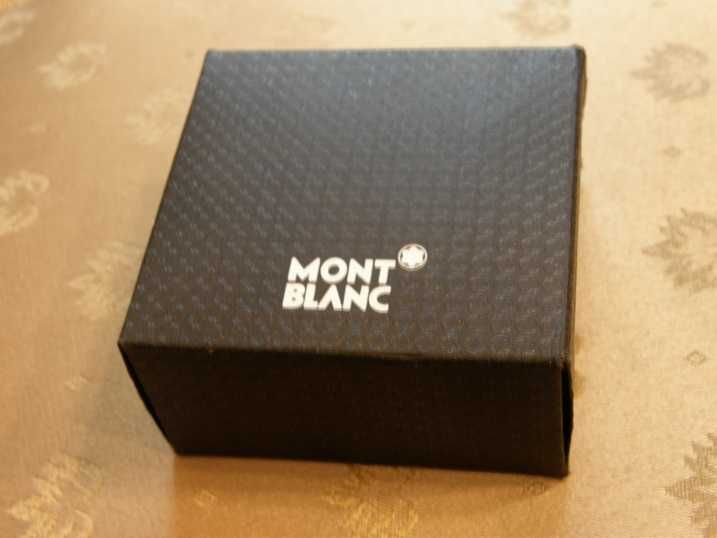 Mont Blanc spinki do mankietów onyx