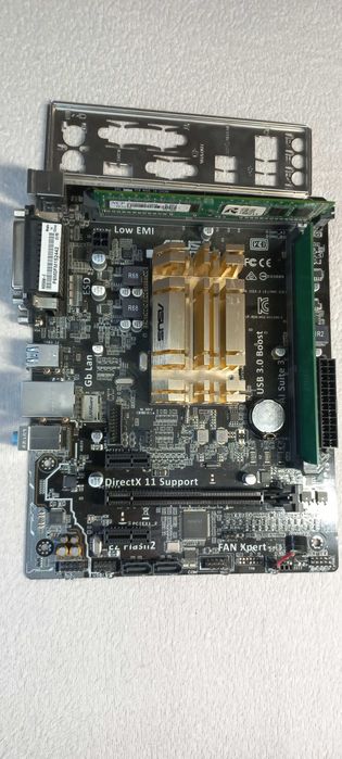 Материнская плата Asus N3050M-E/intel Celeron N3050 + 4Gb DDR3