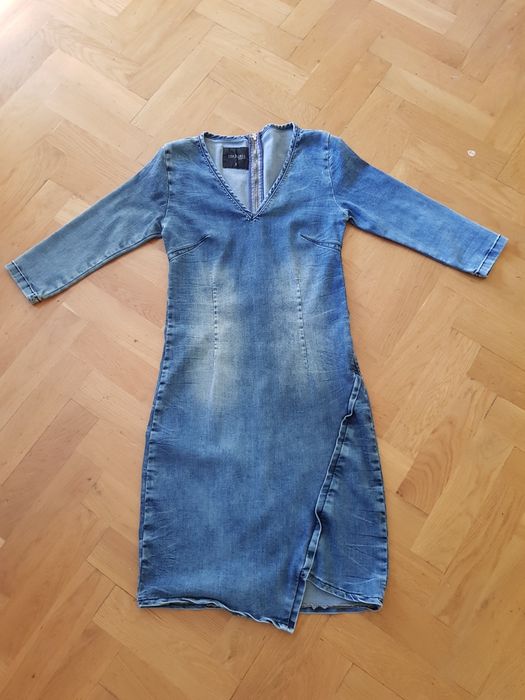Jeansowa sukienka rozm 34
