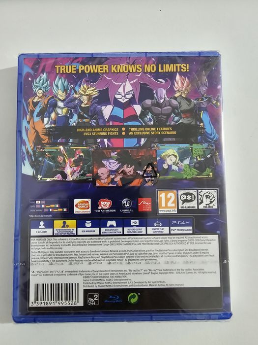 Jogo PS4 Dragon Ball FighterZ Novo