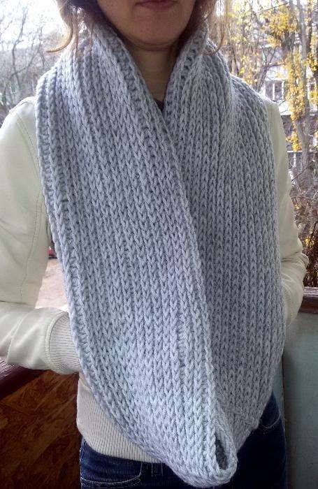 Шарф-снуд жіночий зимовий