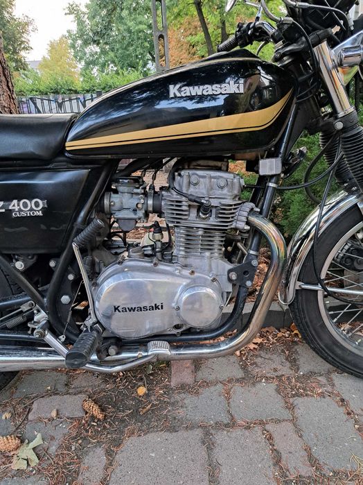 Kawasaki Z400 custom Kamieniec Wrocławski • OLX.pl