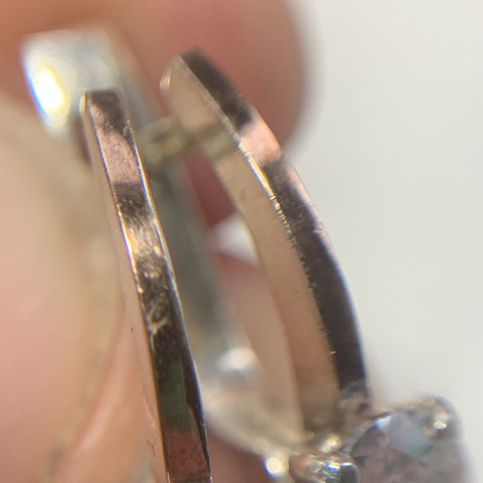 Сережки срібні з позолотою 925