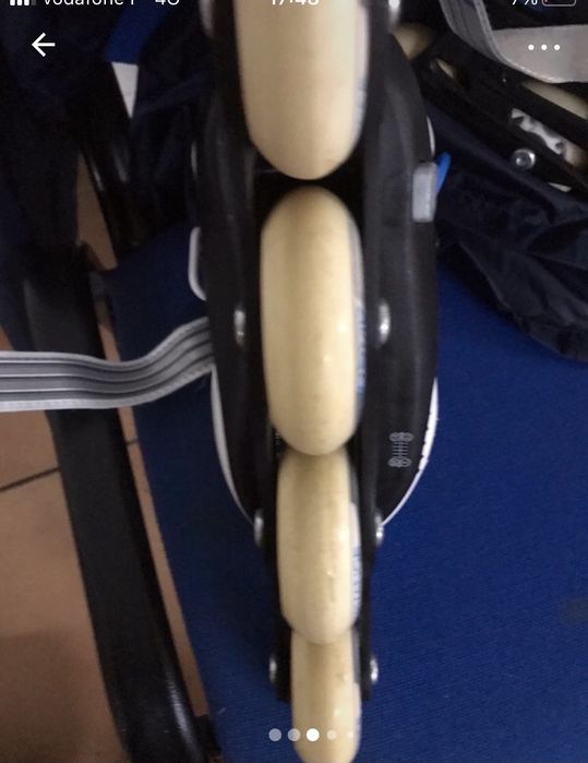 Patins em linha tamanho 35, ajustaveis