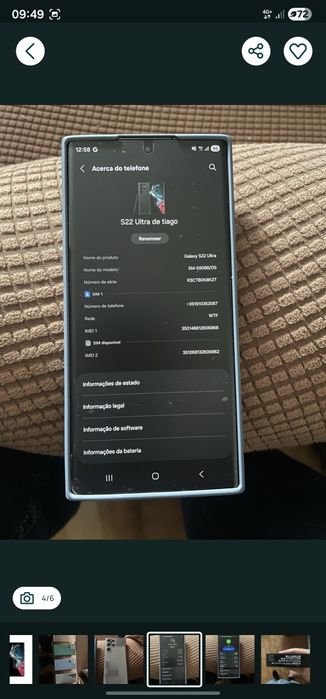 Samsung S22 Ultra + Samsung watch 6 Classic