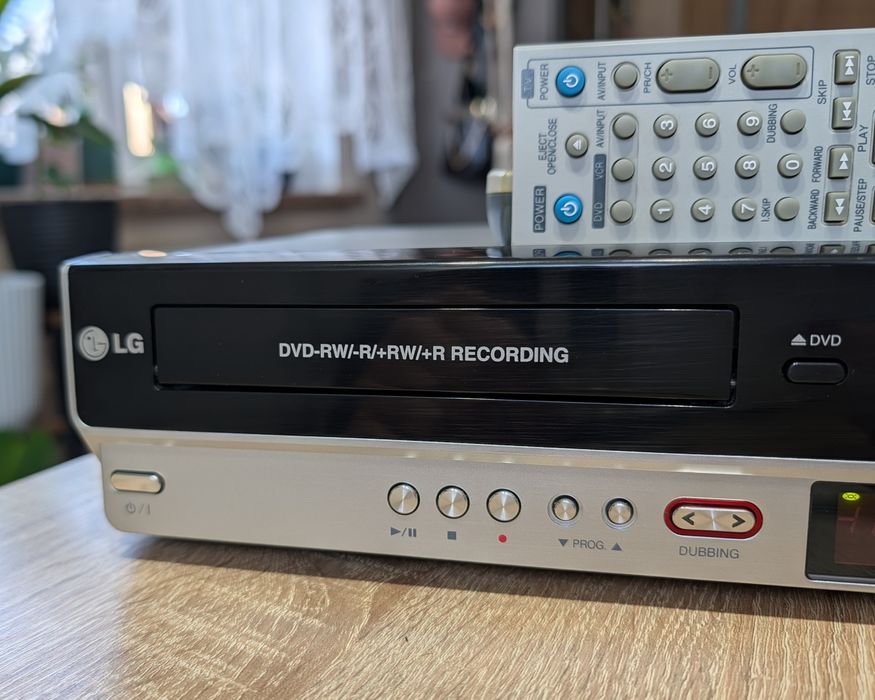 LG RC 278 #Nagrywarka DVD VHS #6HD #Hi-Fi Stereo #DivX  #DV #Pilot #Przegrywanie VHS na DVD