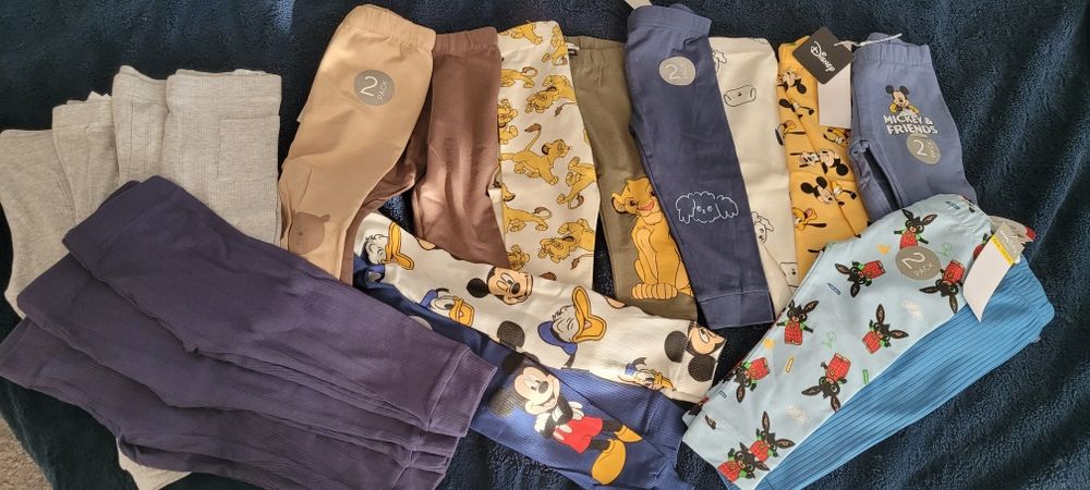 Legginsy dla chłopca 92 nowe