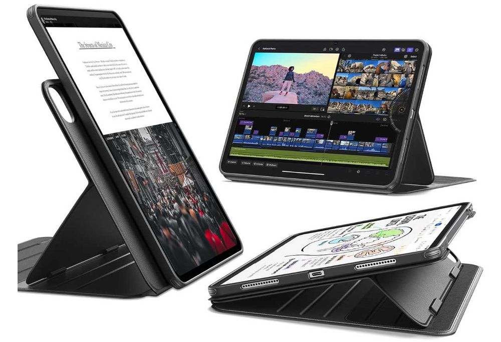 Nowe Etui Pancerne Magnetyczne iPad Pro 11 M4 2024 / M5 2025 (Odłączane)