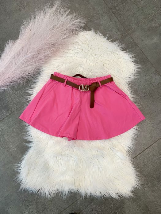 Spódnico spodenki hit fuksja z paskiem (S/M/L)