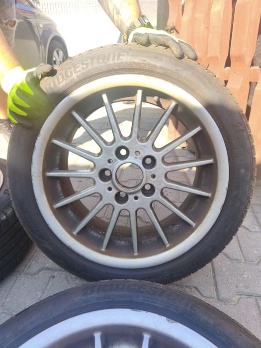 Komplet kół alufelgi BMW Styling 32 16" 5x120 + opony Bridgestone