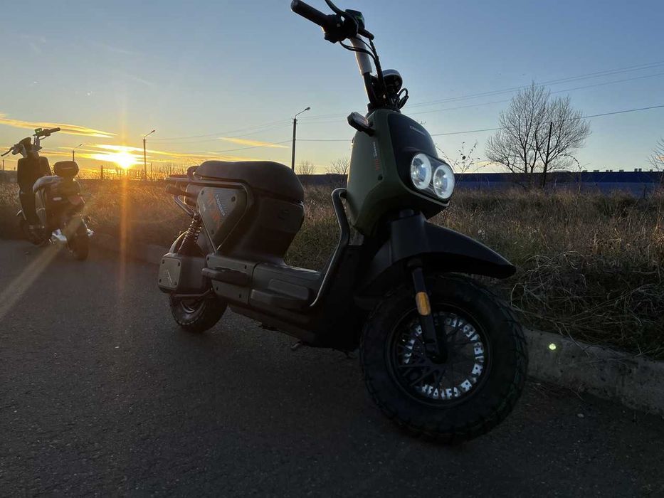 ЕЛЕКТРО СКУТЕР Crosser CR4 65 км/год 85 км+ 1200W Электро GR-AGM Green